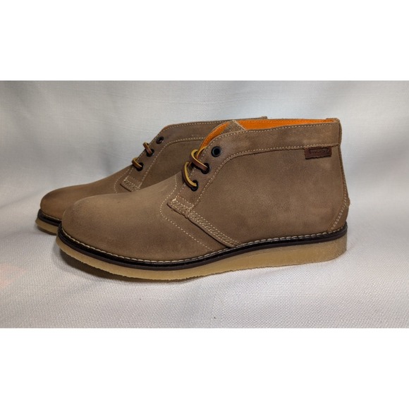 Wolverine 1883 Julian Plain Chukka Boot Mens 7M Taupe Suede Lace Up Shoes rugged main image 9